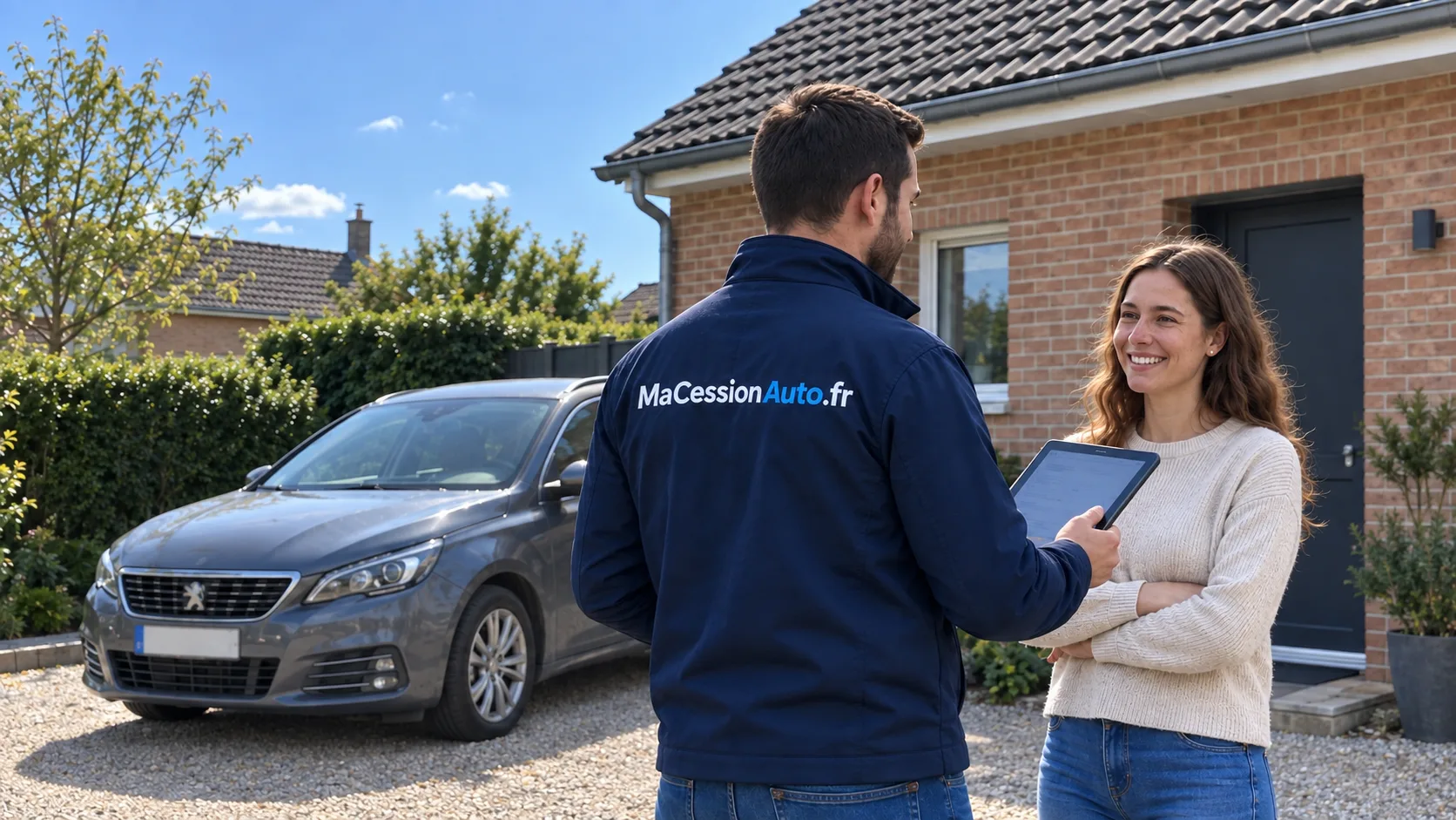 Inspection d'une voiture avant estimation